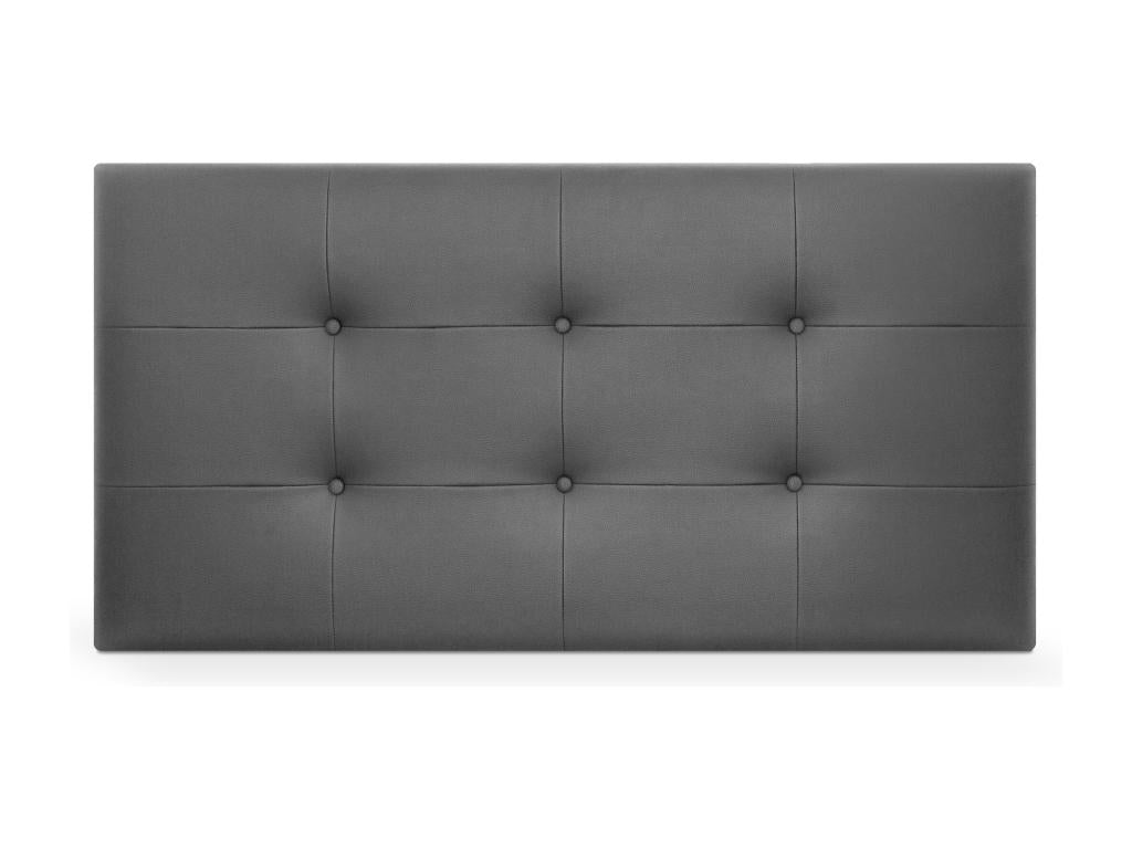 Luxameub Upholstered Faux Leather Headboard 105x60cm for 105cm Bed - Grey IIHA56739