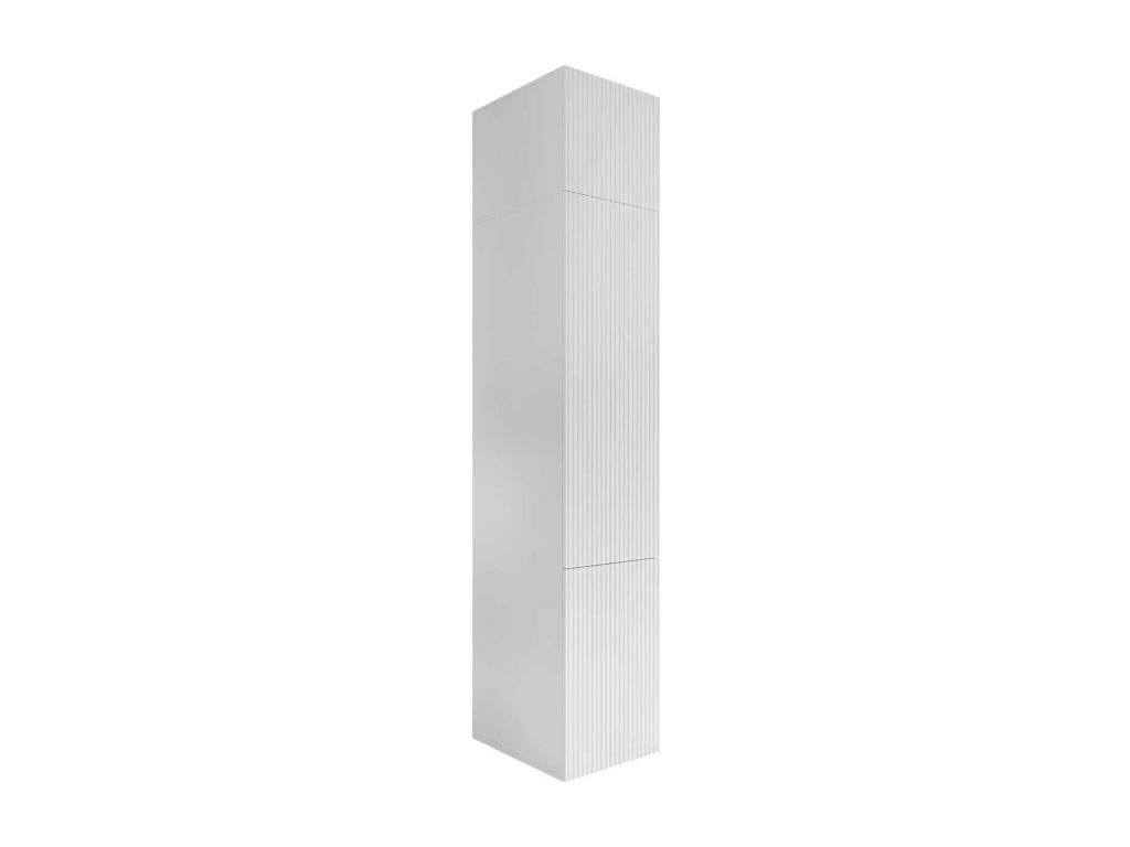 Luxameub 113 Closed Shelf - With MDF Doors - Laminate 244x45x56cm White DQCU23560