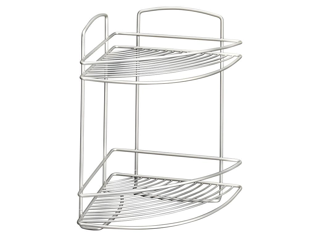 2-Tier Bathroom Shelf, Luxameub Series - Silver Color PHQX62727