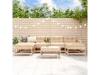 7-piece garden furniture set, solid pine wood, YCPZ98457