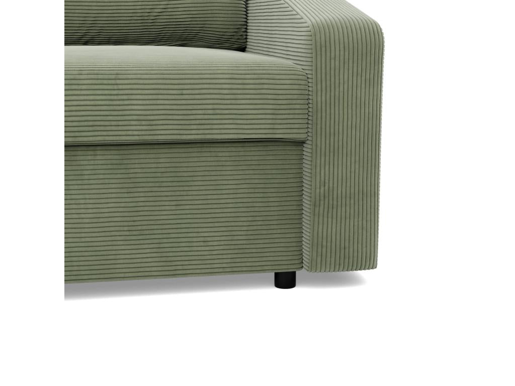 Luxameub 2-seater sofa with sleeper function - Green WELB25929