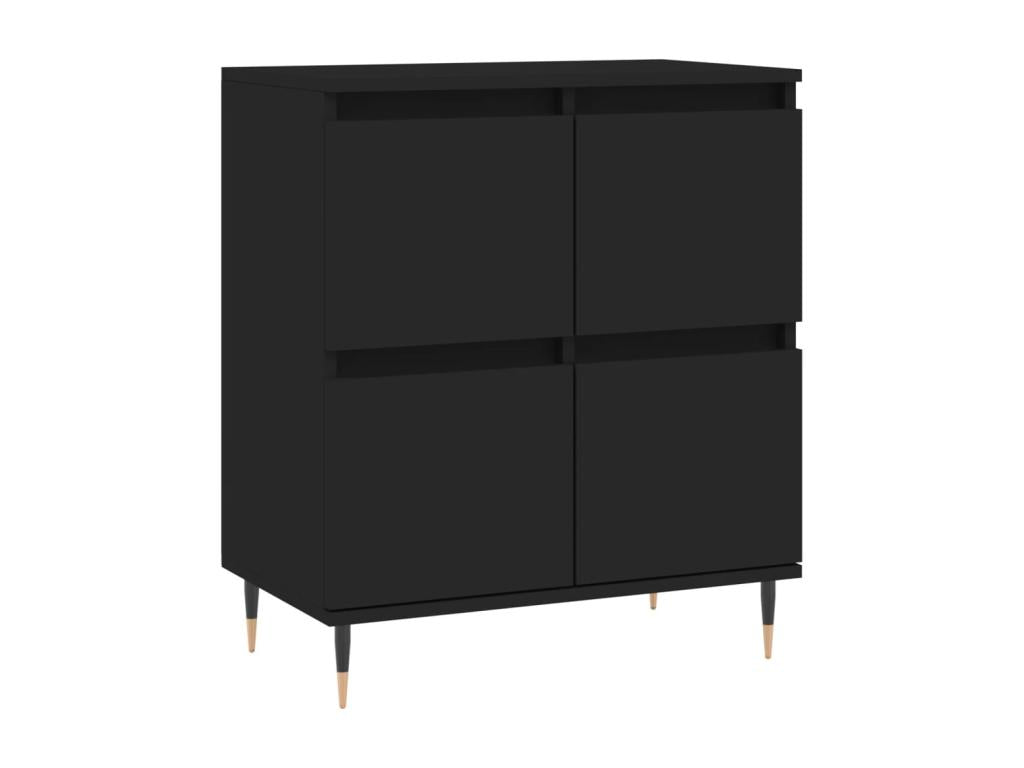 Black Buffet 60x35x70 cm Engineered Wood EXVO43015