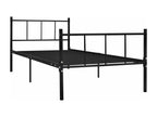 Black Metal Bed Frame 90x200 cm VTOC55206