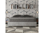 Luxameub UYVX09515 Double Raised Storage Bed 160x190 Concrete